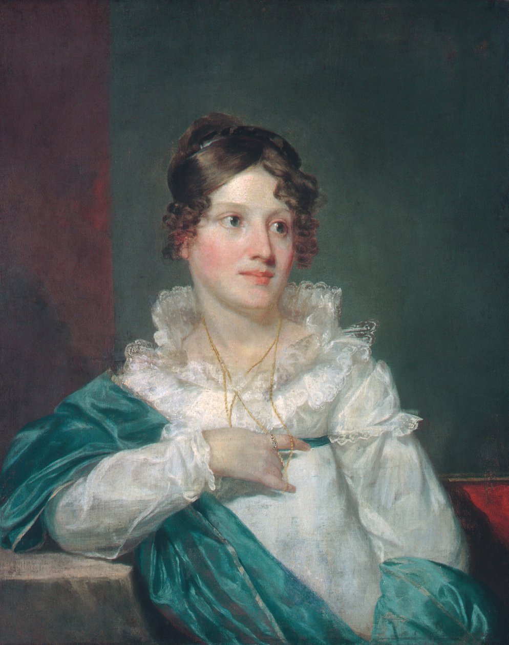 Fru. Daniel DeSaussure Bacot, ca. 1820. av Samuel Finley Breese Morse