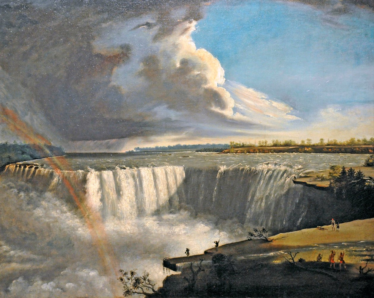 Niagara Falls fra Table Rock, 1835 av Samuel Finley Breese Morse