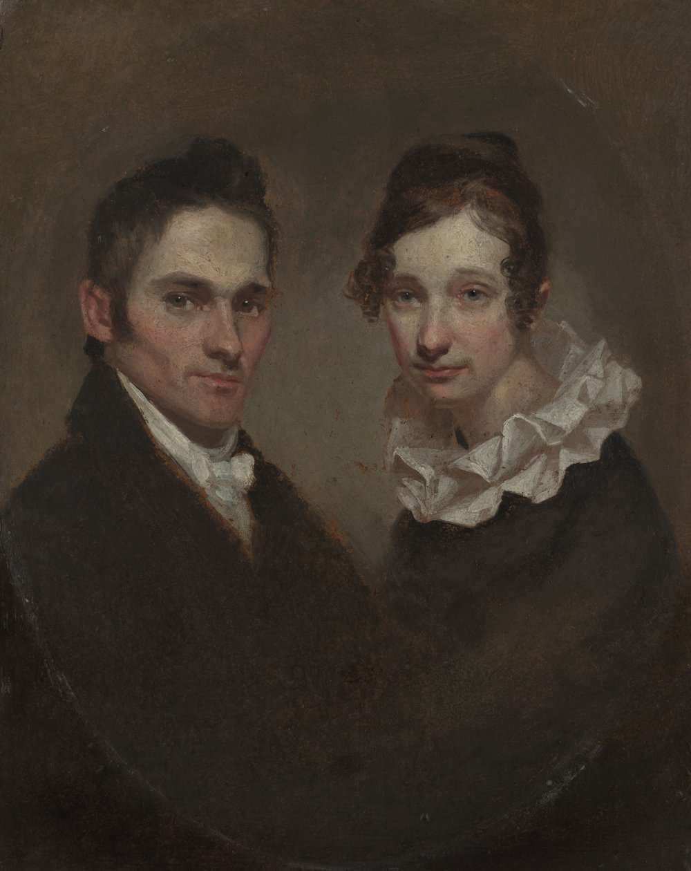Pastor Hiram Bingham og Sybil Moseley Bingham (1789-1869; 1792-1848) av Samuel Finley Breese Morse