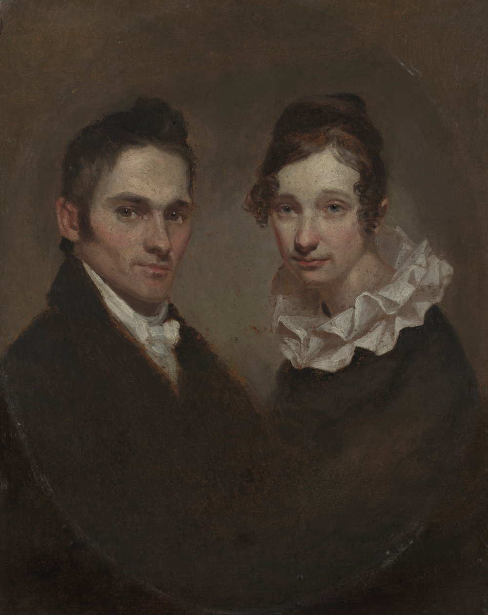 Pastor Hiram Bingham og Sybil Moseley Bingham (1789 av Samuel Finley Breese Morse