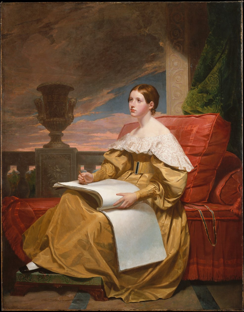 Susan Walker Morse (The Muse), ca. 1836-37 (olje på lerret) av Samuel Finley Breese Morse