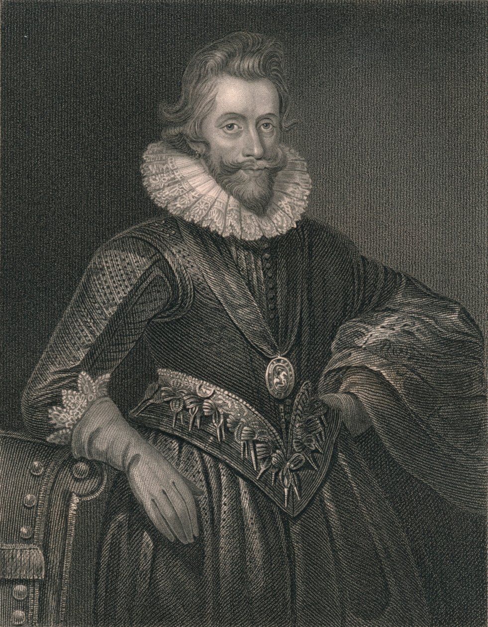 Henry Wriothesley, jarl av Southampton, ca 1610-tallet, tidlig på midten av 1800-tallet. av Samuel Freeman