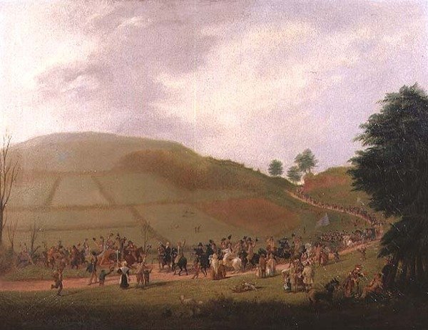 The Election Procession of Sir William Miles (1797-1878) (olje på lerret) av Samuel Griffiths Tovey
