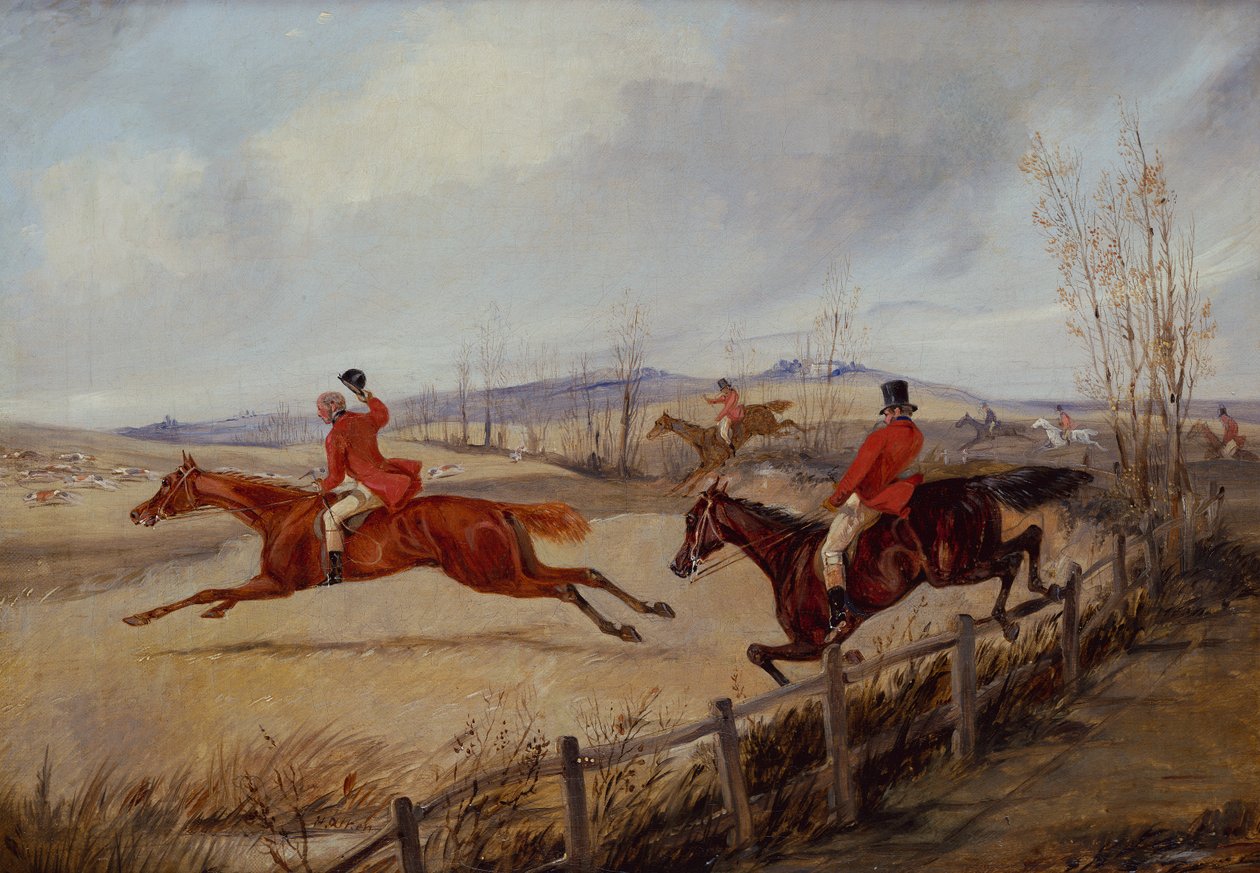 Full Cry (olje på lerret) av Samuel Henry Alken