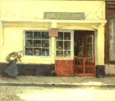 Gatescene av Samuel Henry William Llewelyn
