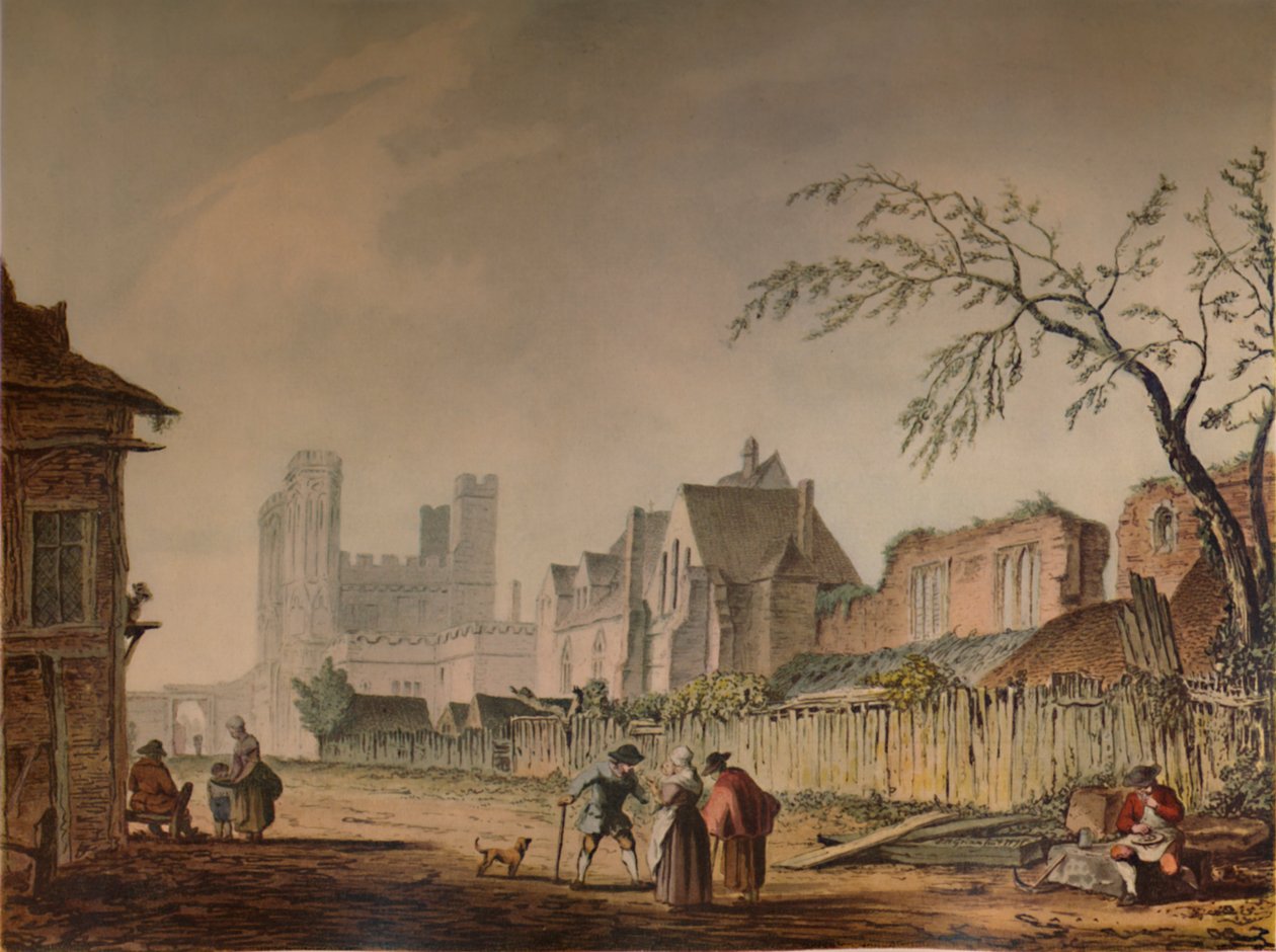St. Augustines Gate, Canterbury, 1700-tallet, 1935 av Samuel Hieronymous Grimm