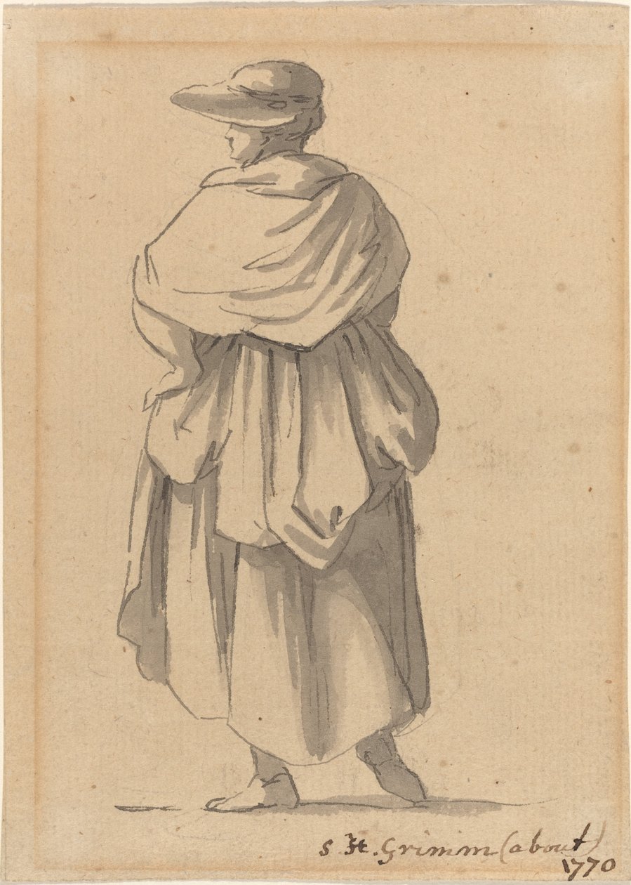 En bondekvinne av Samuel Hieronymus Grimm