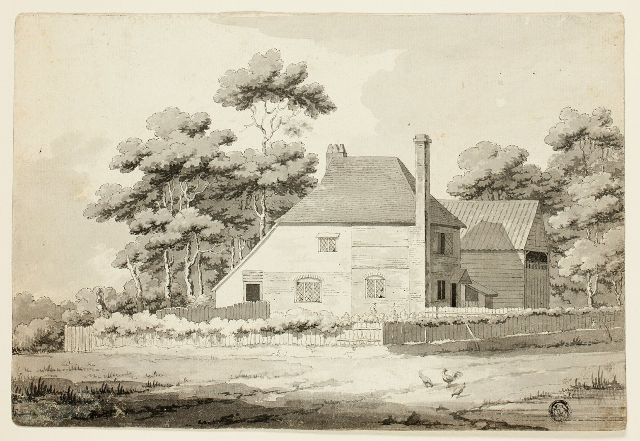 Engelsk Farmhouse av Samuel Hieronymus Grimm