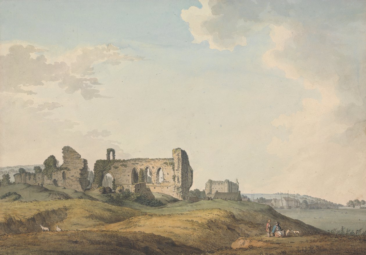 Haverfordwest, Pembrokeshire av Samuel Hieronymus Grimm
