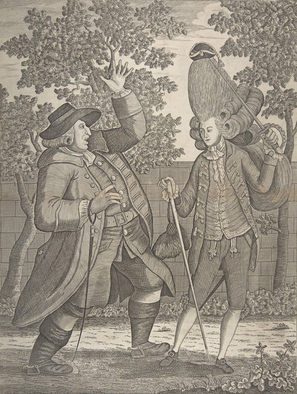 Vel om dagen, er dette min sønn Tom, ca. 1773. av Samuel Hieronymus Grimm