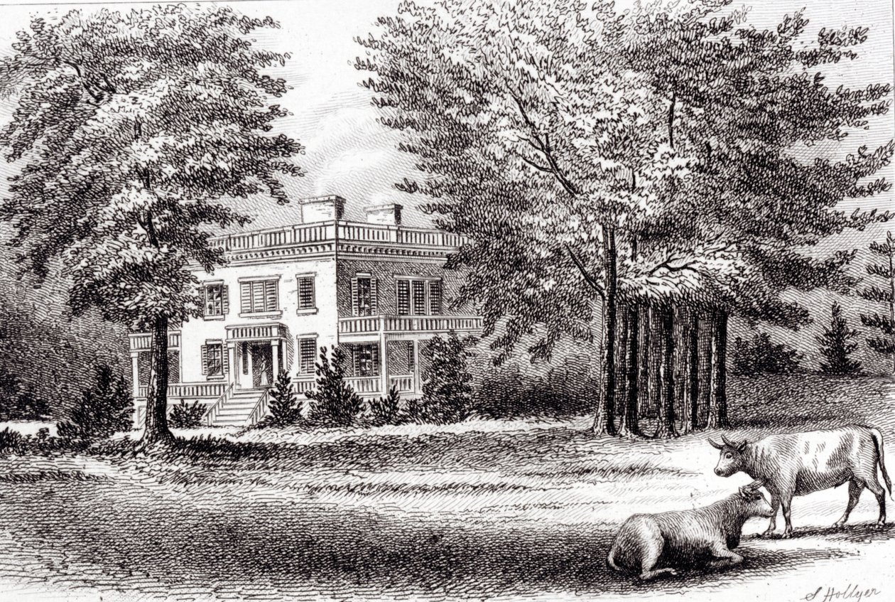 Hamilton Grange, fra Old New York, bind I, 1802 av Samuel Hollyer