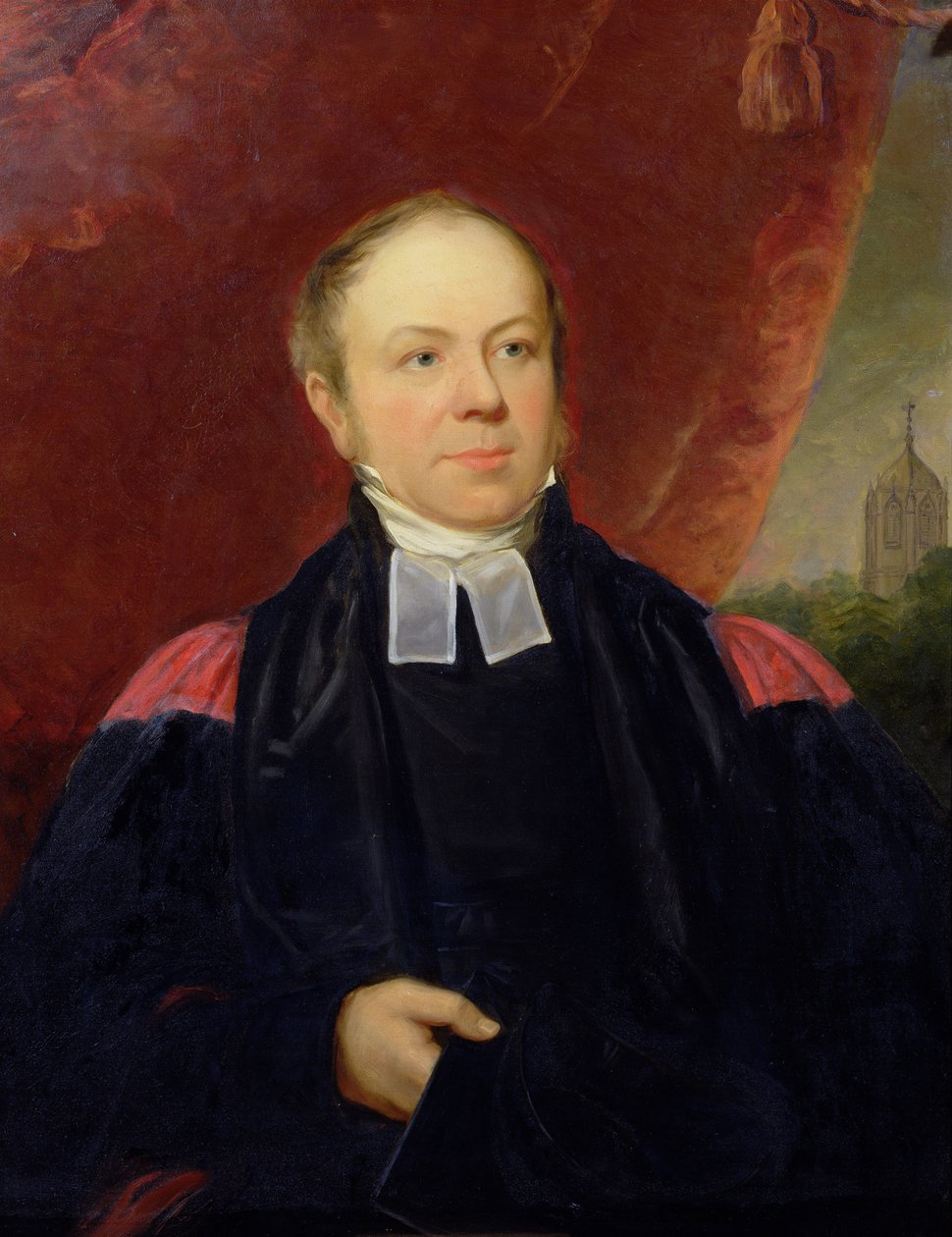 Portrett av William Buckland (1784-1856) professor i mineralogi ved Oxford University og dekan for Westminster av Samuel Howell