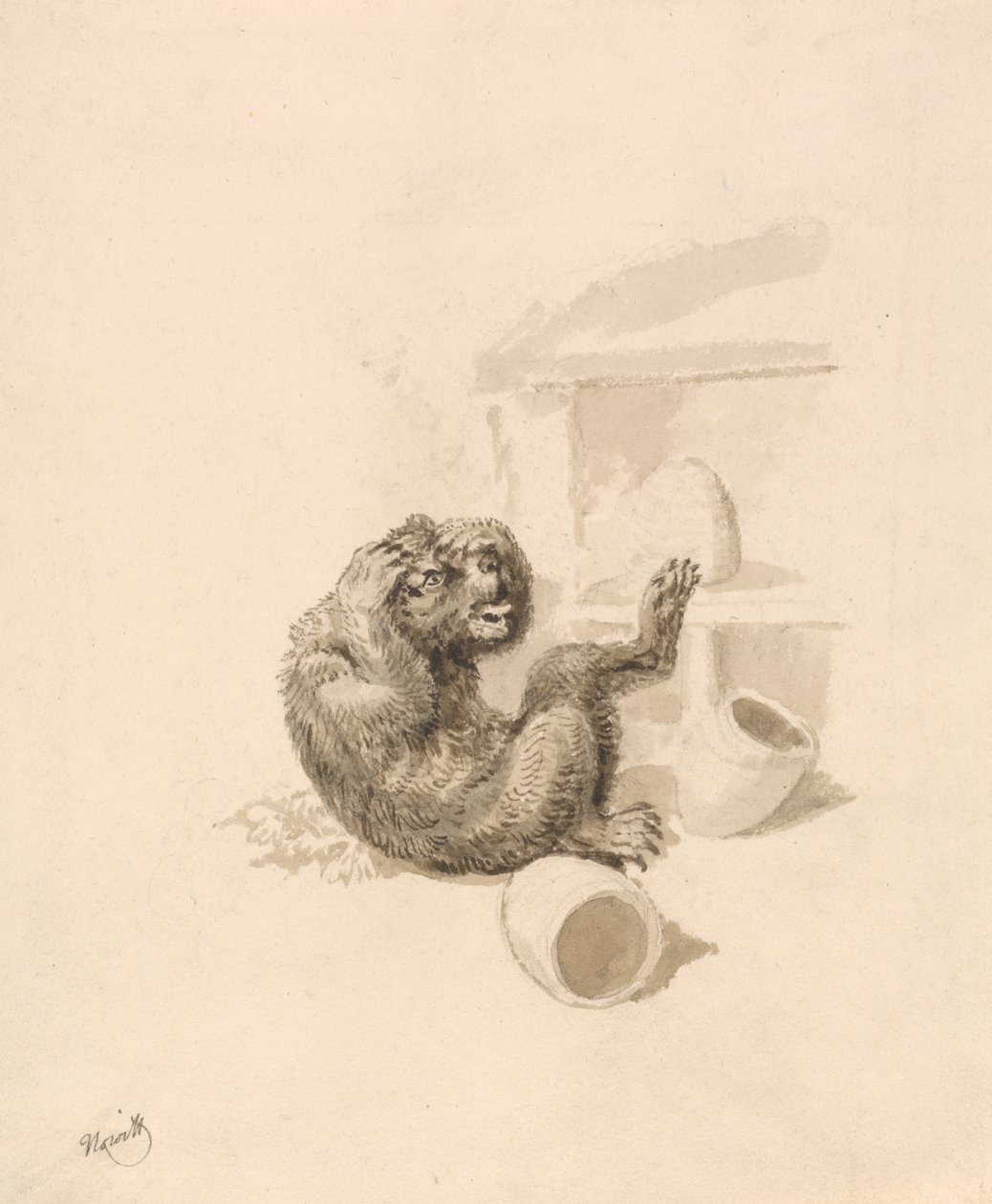 Bjørn og bikuber av Samuel Howitt