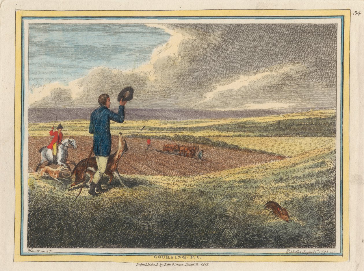 Coursing, plate 1 av Samuel Howitt
