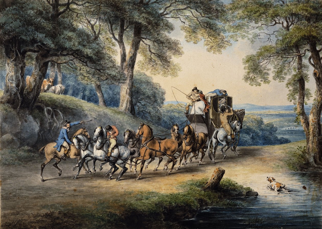 The Hold-Up, 1794 av Samuel Howitt