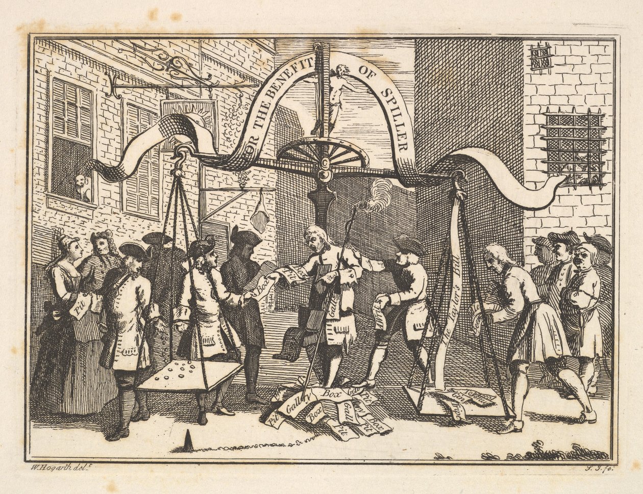 Benefit Ticket for Spiller, 1788. av Samuel Ireland