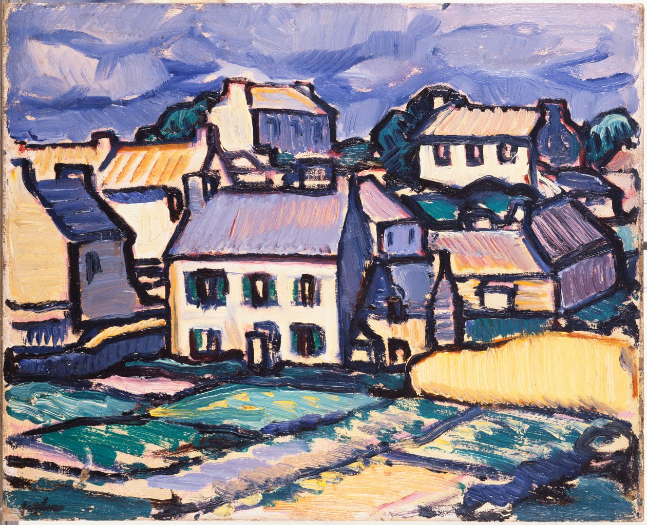 Ile de Brehat, Bretagne av Samuel John Peploe