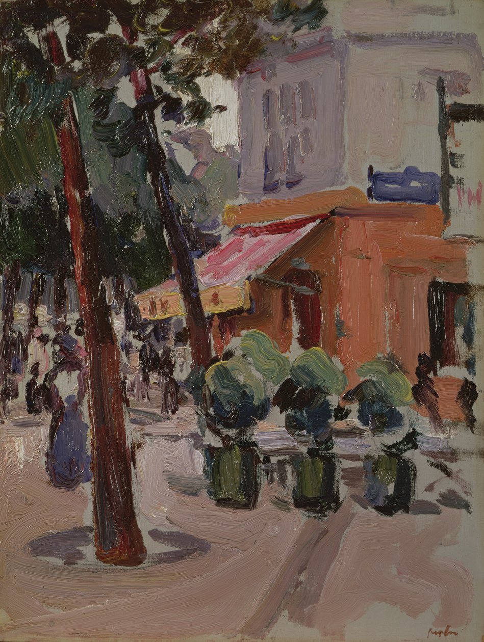 Luxembourghagen (olje på lerret) av Samuel John Peploe