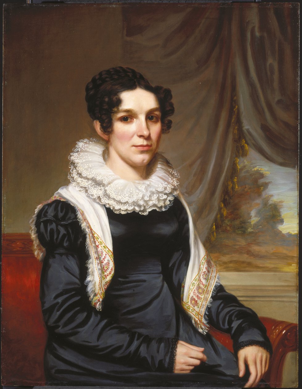 Maria Clarissa Leavitt (olje på panel) (se også 212147) av Samuel Lovett Waldo