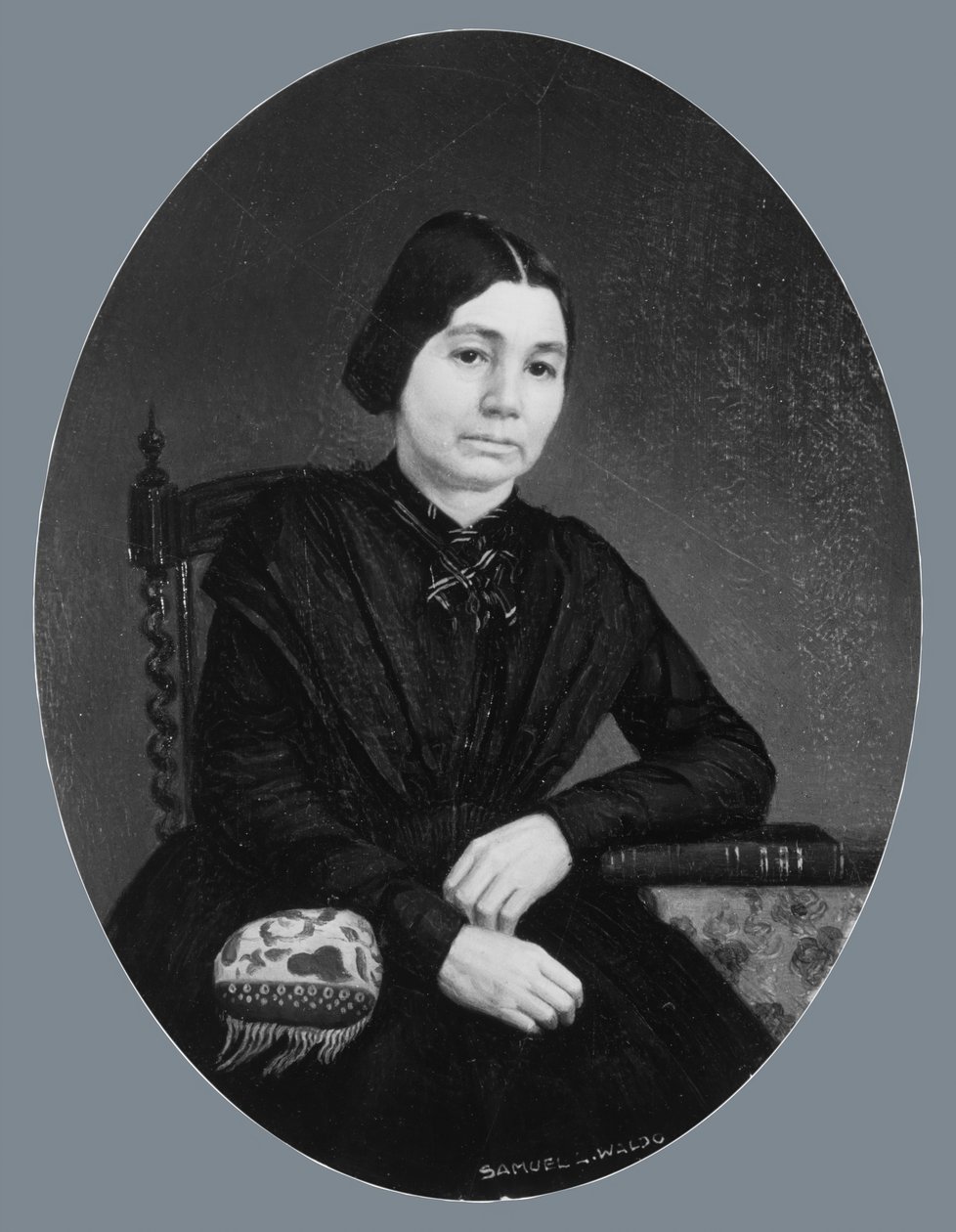 Portrett av en dame, ca. 1850. av Samuel Lovett Waldo