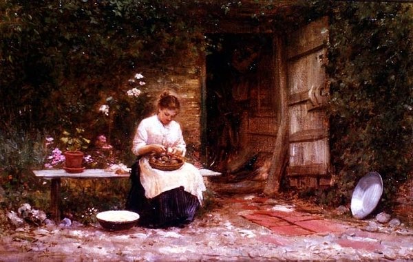 Skrelle poteter av Samuel Luke Fildes