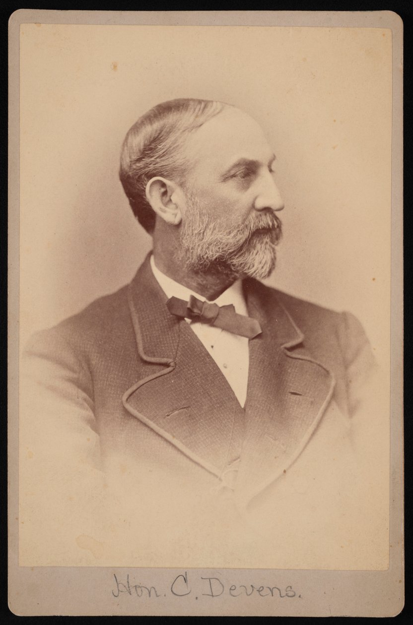 Portrett av Charles Devens 1820-1891, før 1891. av Samuel Montague Fassett