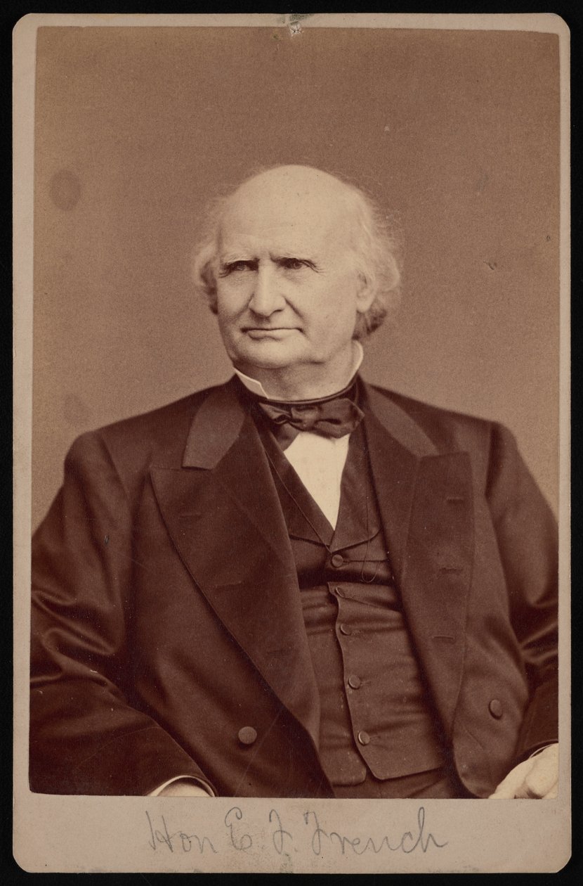 Portrett av Ezra Bartlett French 1810-1880, 1878. av Samuel Montague Fassett