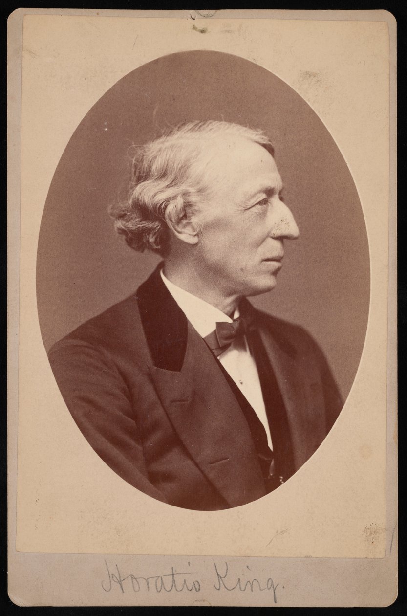 Portrett av Horatio King 1811-1897, mellom 1876 og 1880. av Samuel Montague Fassett