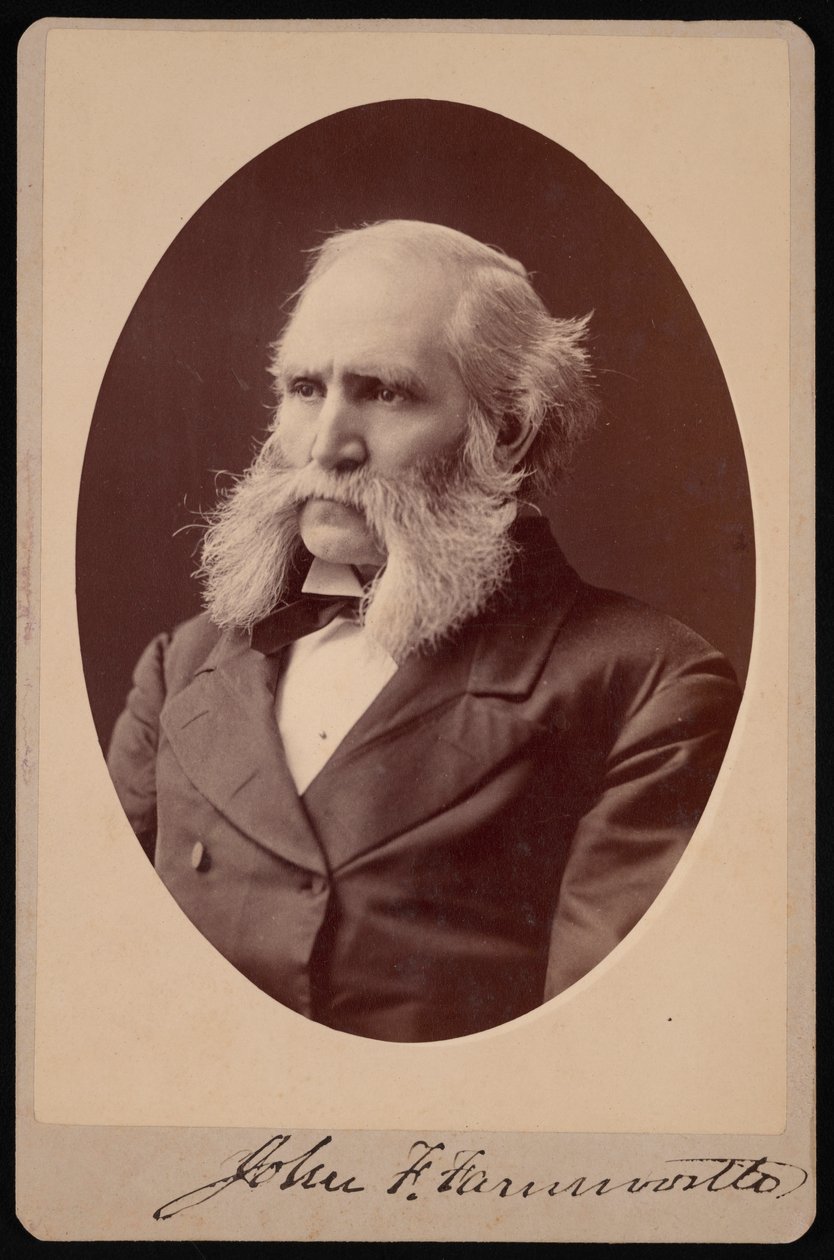 Portrett av John Franklin Farnsworth 1820-1897, før 1897. av Samuel Montague Fassett