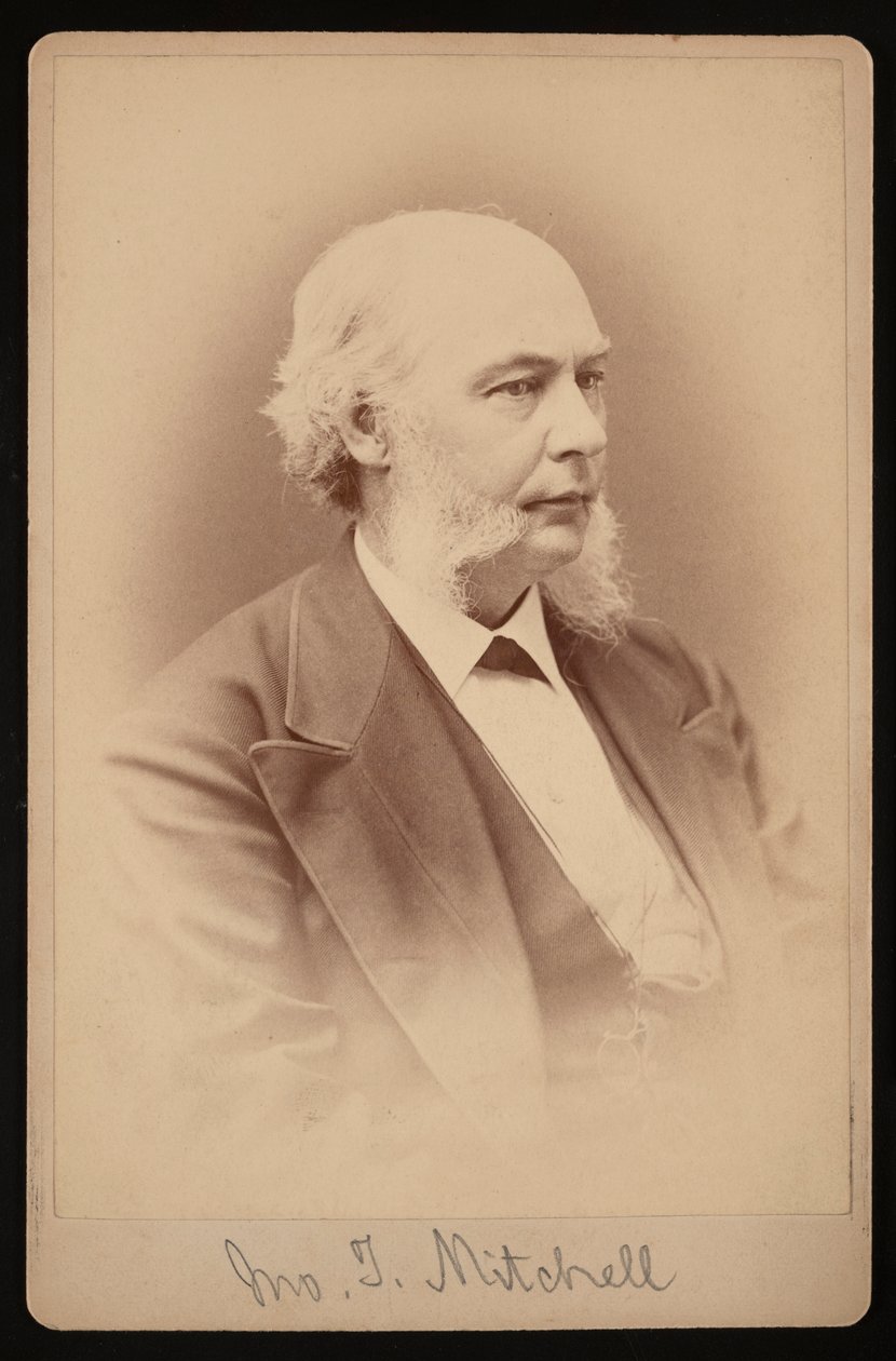 Portrett av John T. Mitchell, mellom 1876 og 1880. av Samuel Montague Fassett