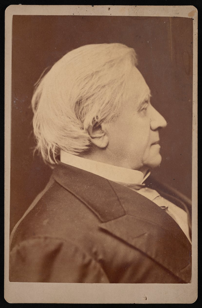 Portrett av Joseph Henry 1797-1878, desember 1875. av Samuel Montague Fassett
