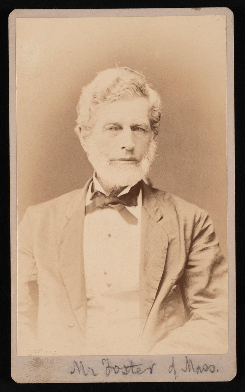 Portrett av Mr. Foster fra Massachusetts, mellom 1876 og 1880. av Samuel Montague Fassett