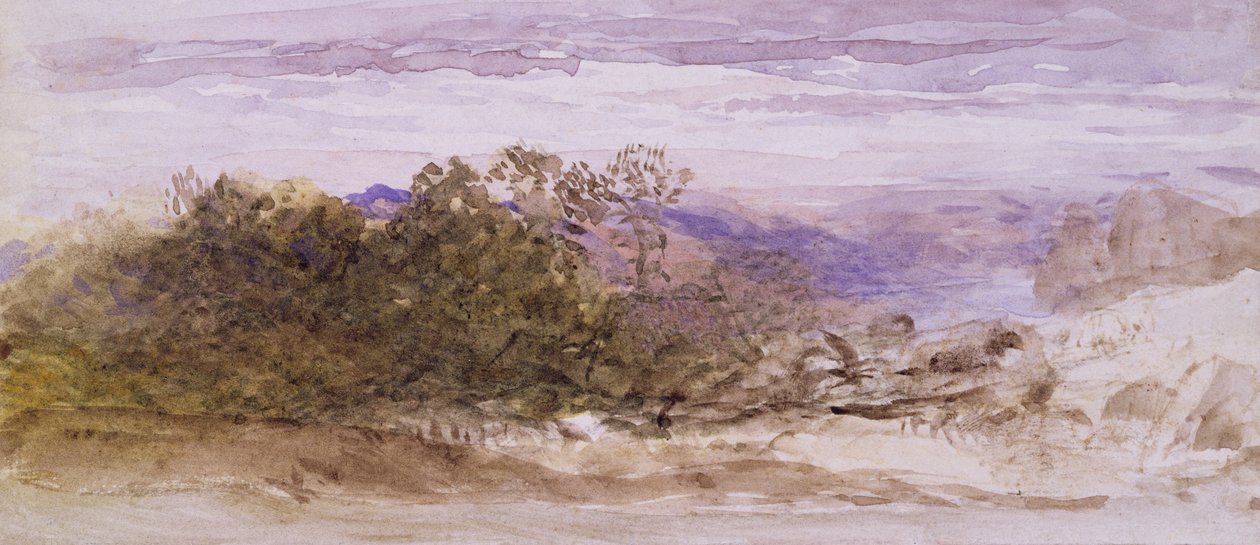 Abinger, Surrey (akvarell) av Samuel Palmer