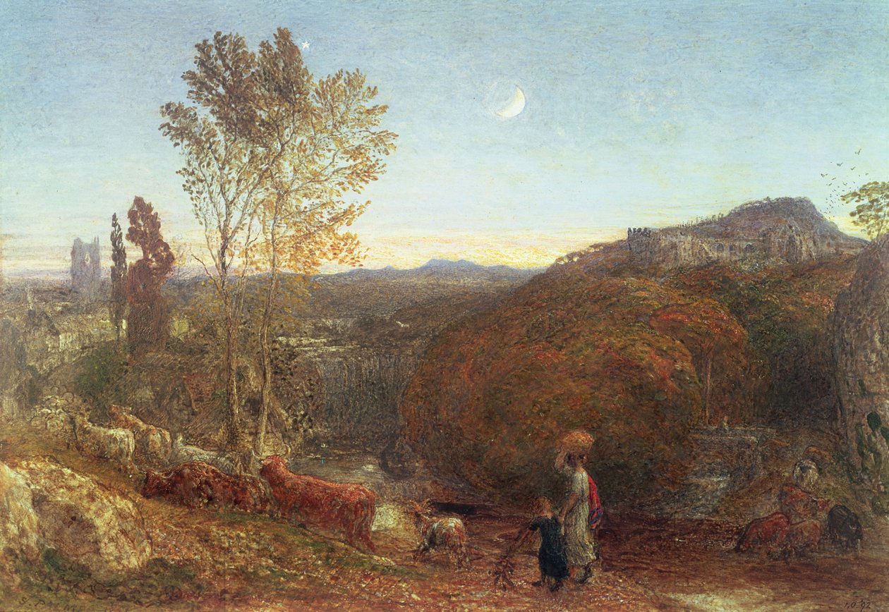 Går hjem ved portforbud av Samuel Palmer