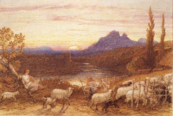 Skal til Fold av Samuel Palmer