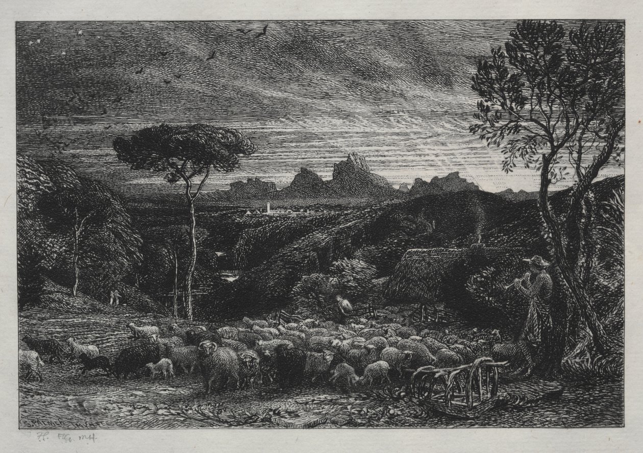 Åpne folden av Samuel Palmer