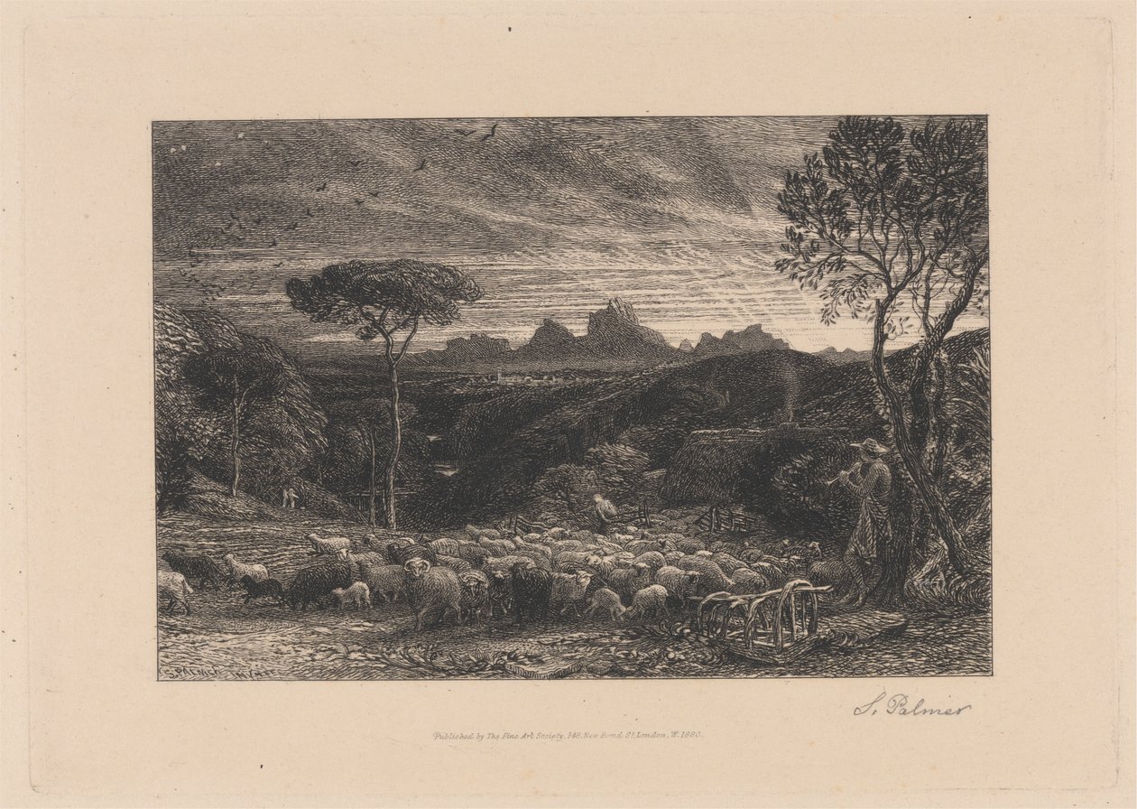 Åpne folden av Samuel Palmer