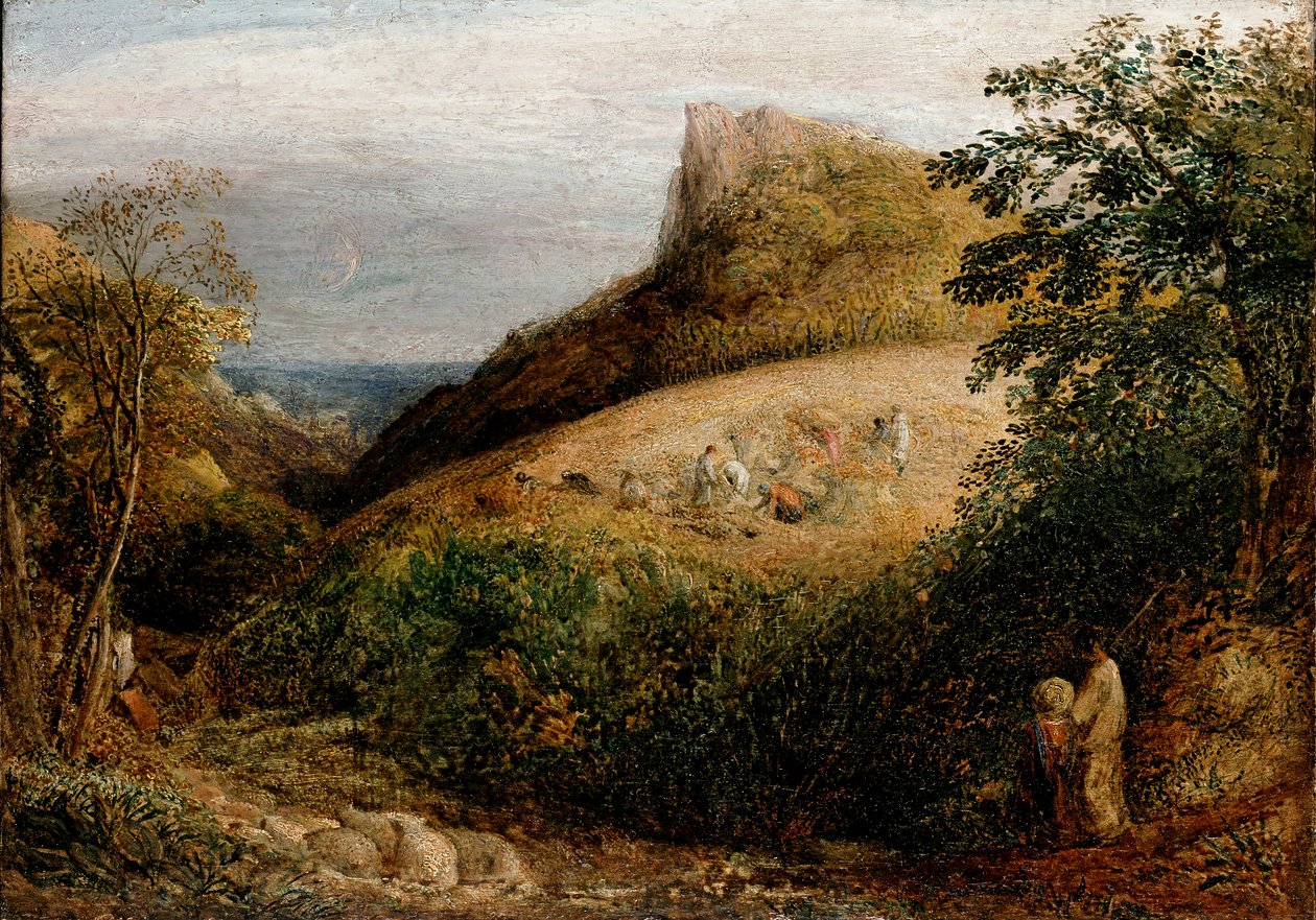 Pastoral scene, c1833-1835 av Samuel Palmer