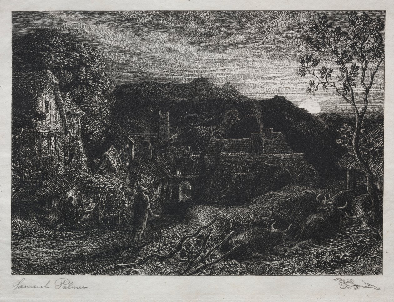 The Bellman, 1879. av Samuel Palmer