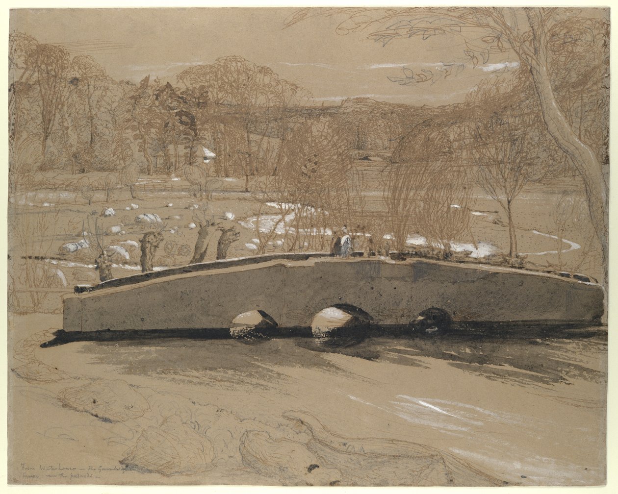 Broen ved Shoreham av Samuel Palmer