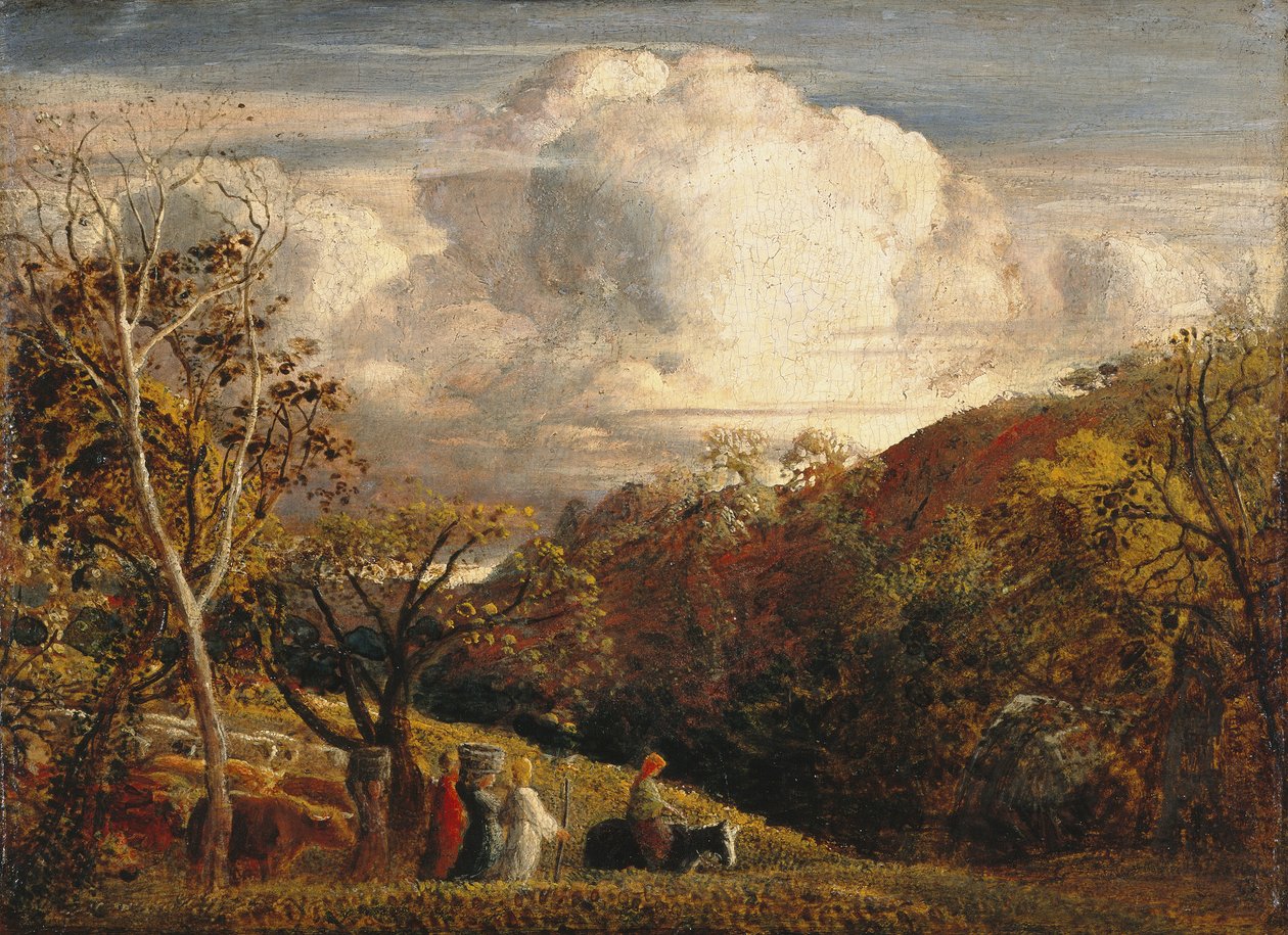 Den lyse skyen av Samuel Palmer