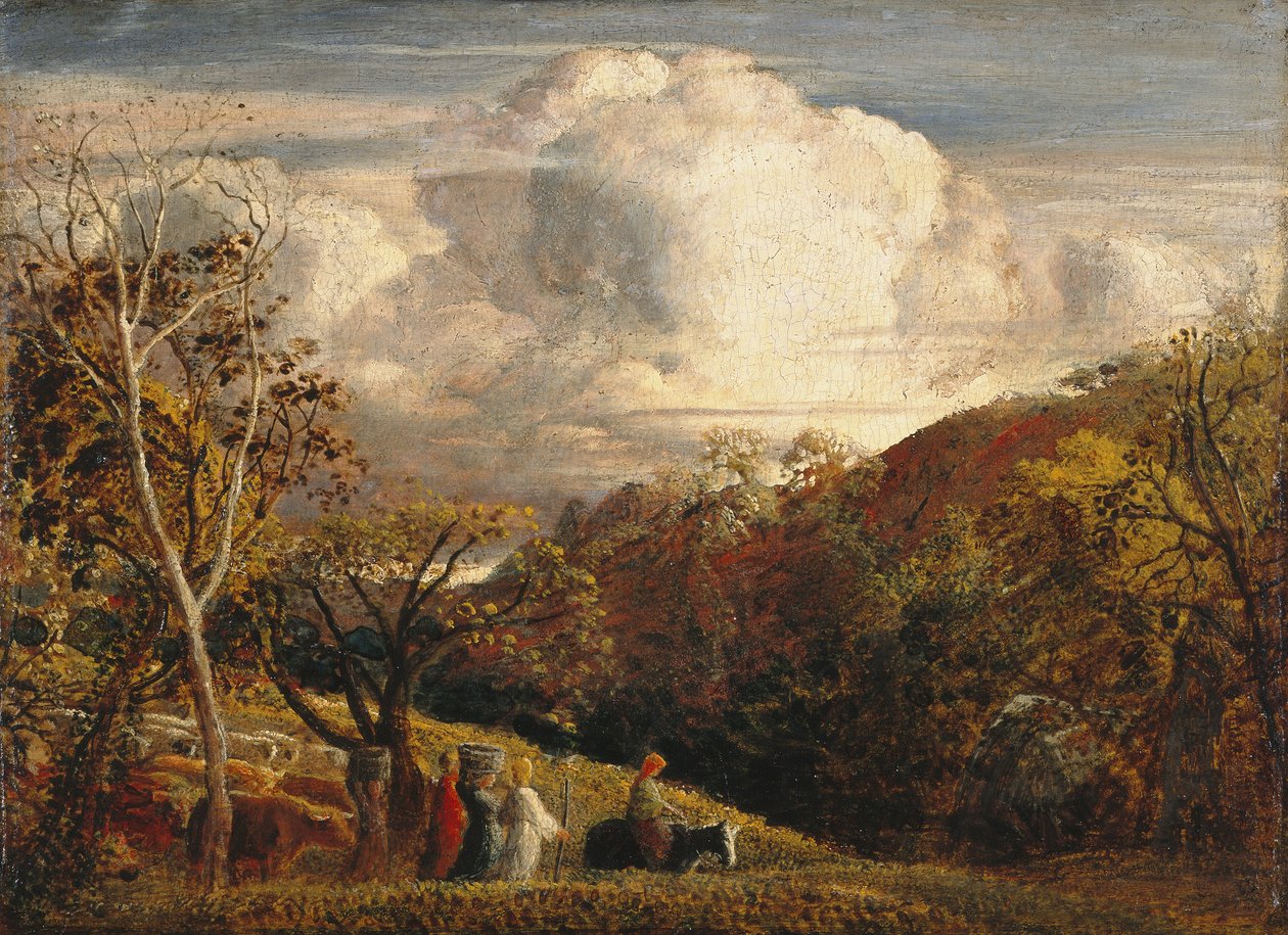 Den lyse skyen av Samuel Palmer