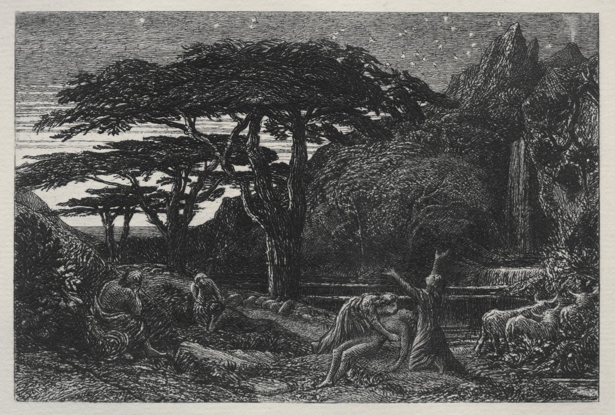 Cypress Grove av Samuel Palmer