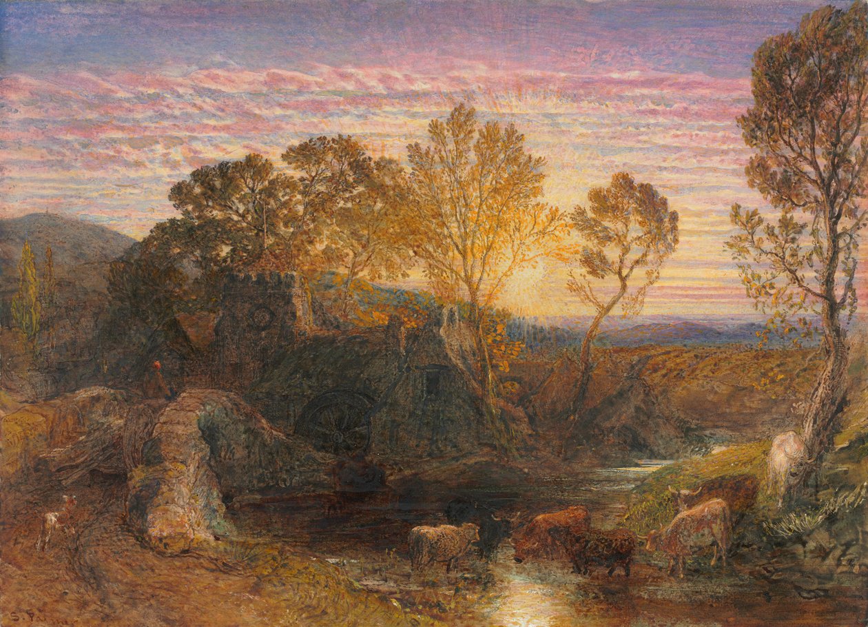 Den gyldne time av Samuel Palmer