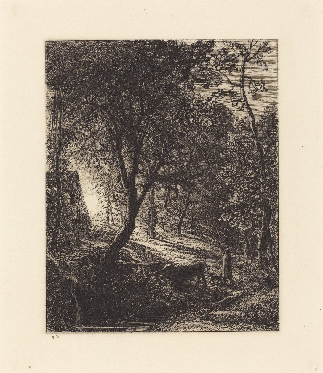 Gjeterens hytte av Samuel Palmer
