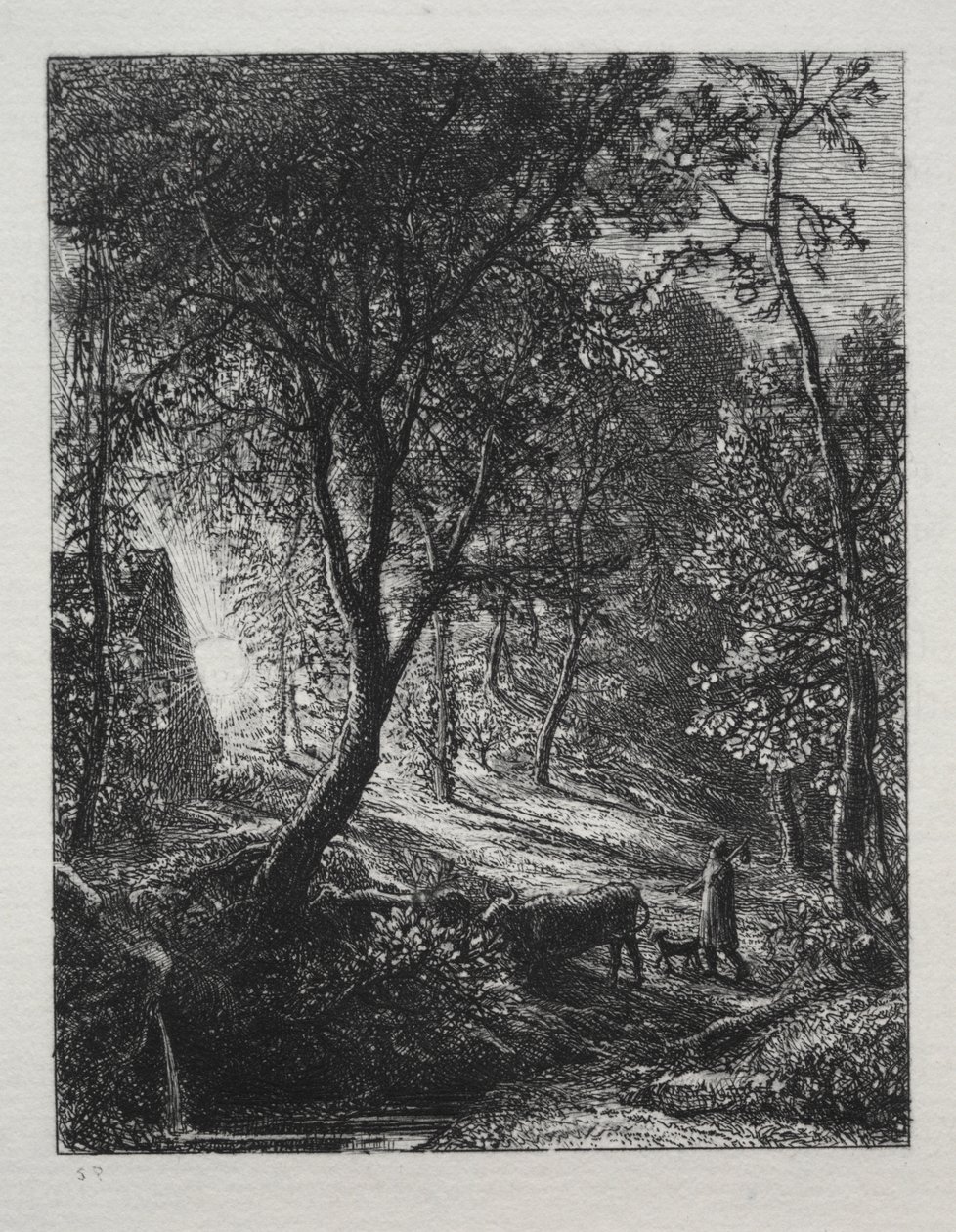 Gjeterens hytte av Samuel Palmer