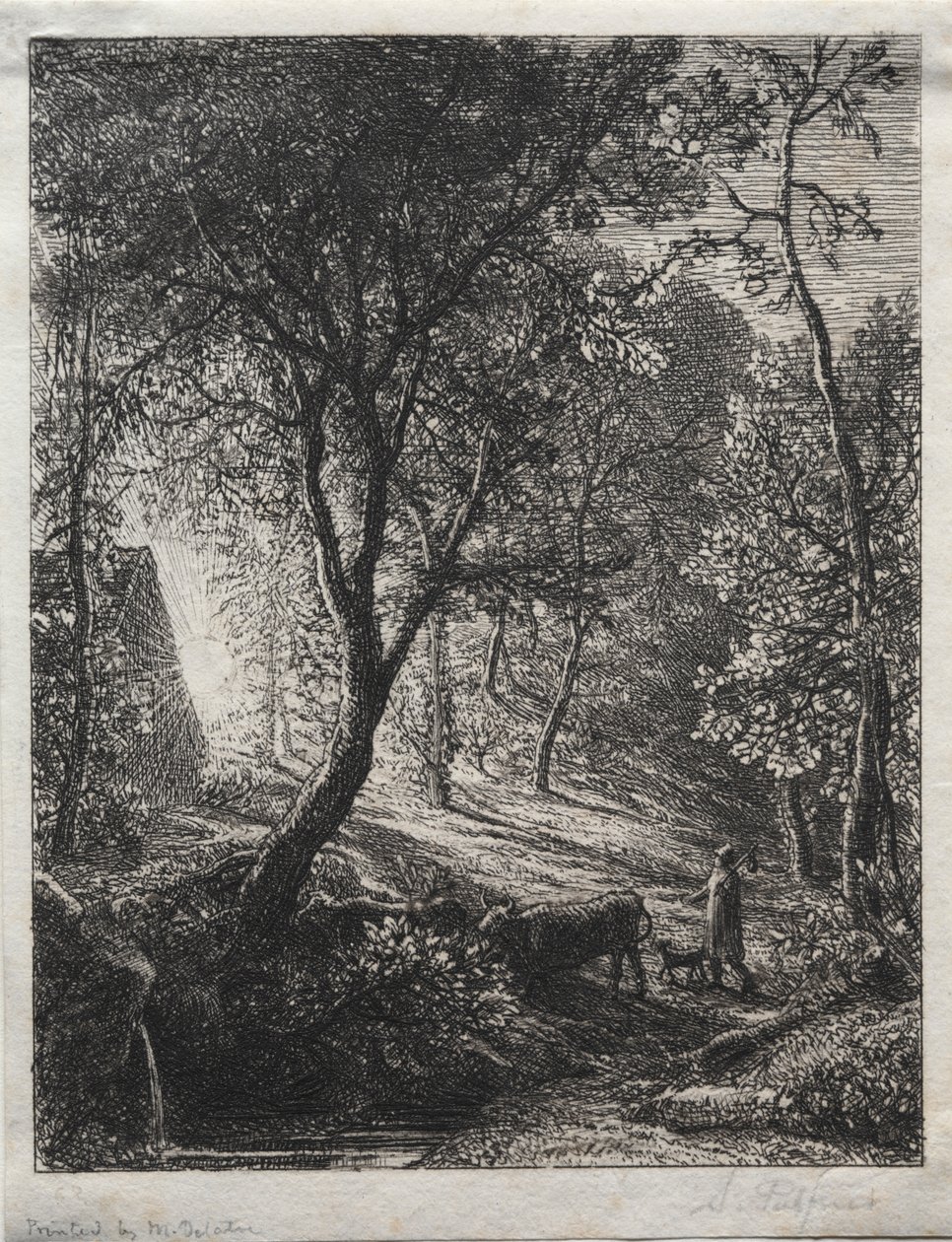 Gjeterens hytte av Samuel Palmer