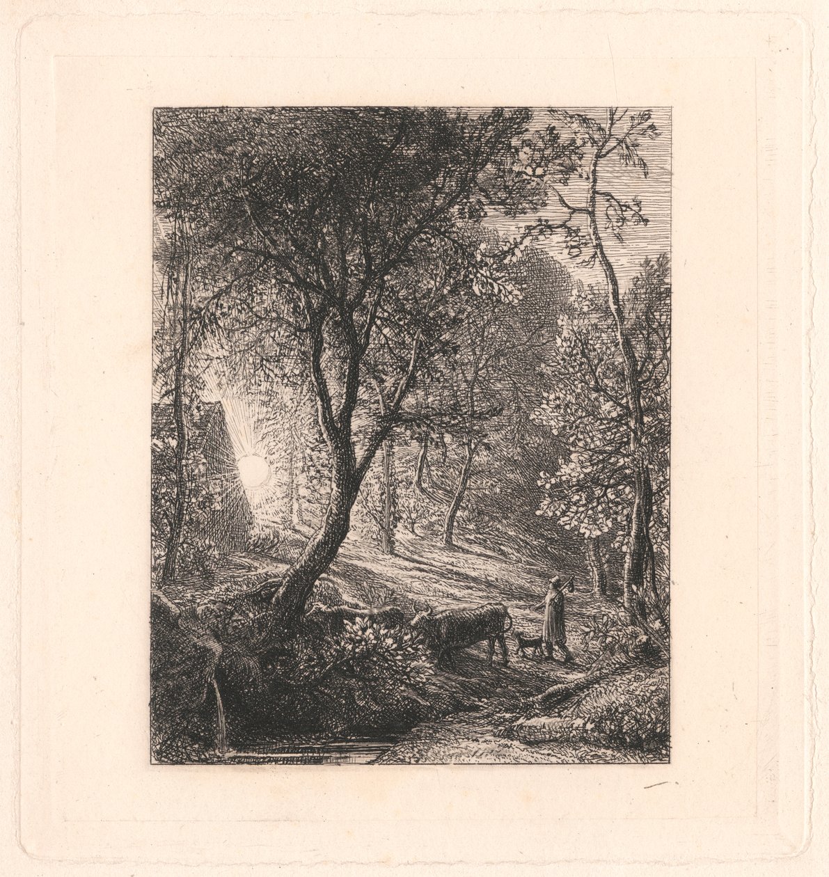 Gjeterens hytte av Samuel Palmer