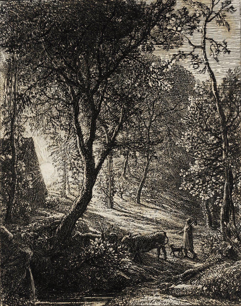 Kveghyrdens hytte av Samuel Palmer