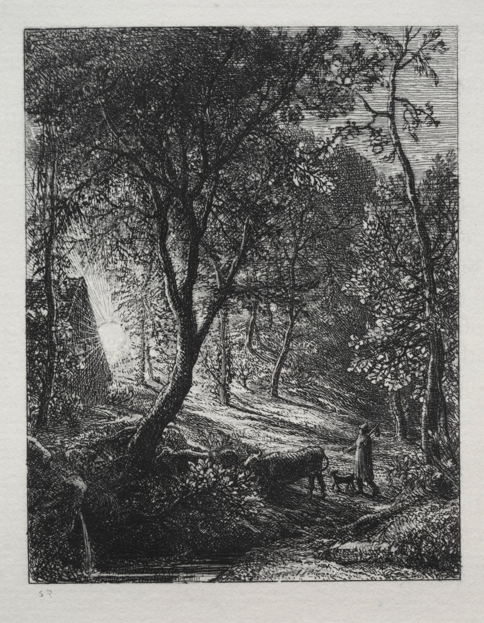 The Herdsmans Cottage, 1850. av Samuel Palmer